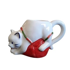 Target Wondershop Cat With Yarn Mug